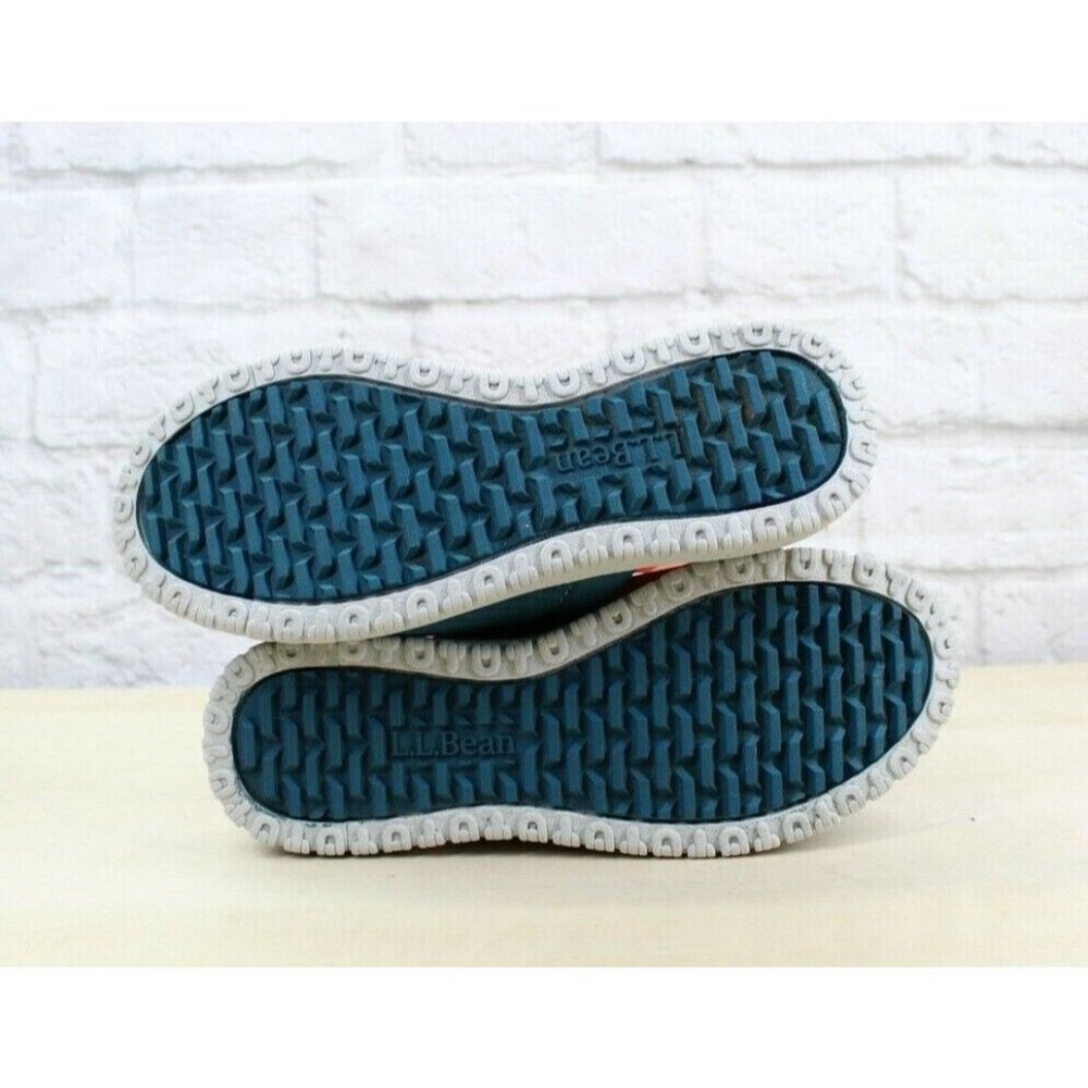 LL Bean Blue Mesh Cozy Super Soft Airlight Slipper Scuffs Size 6 M - Picture 9 of 9